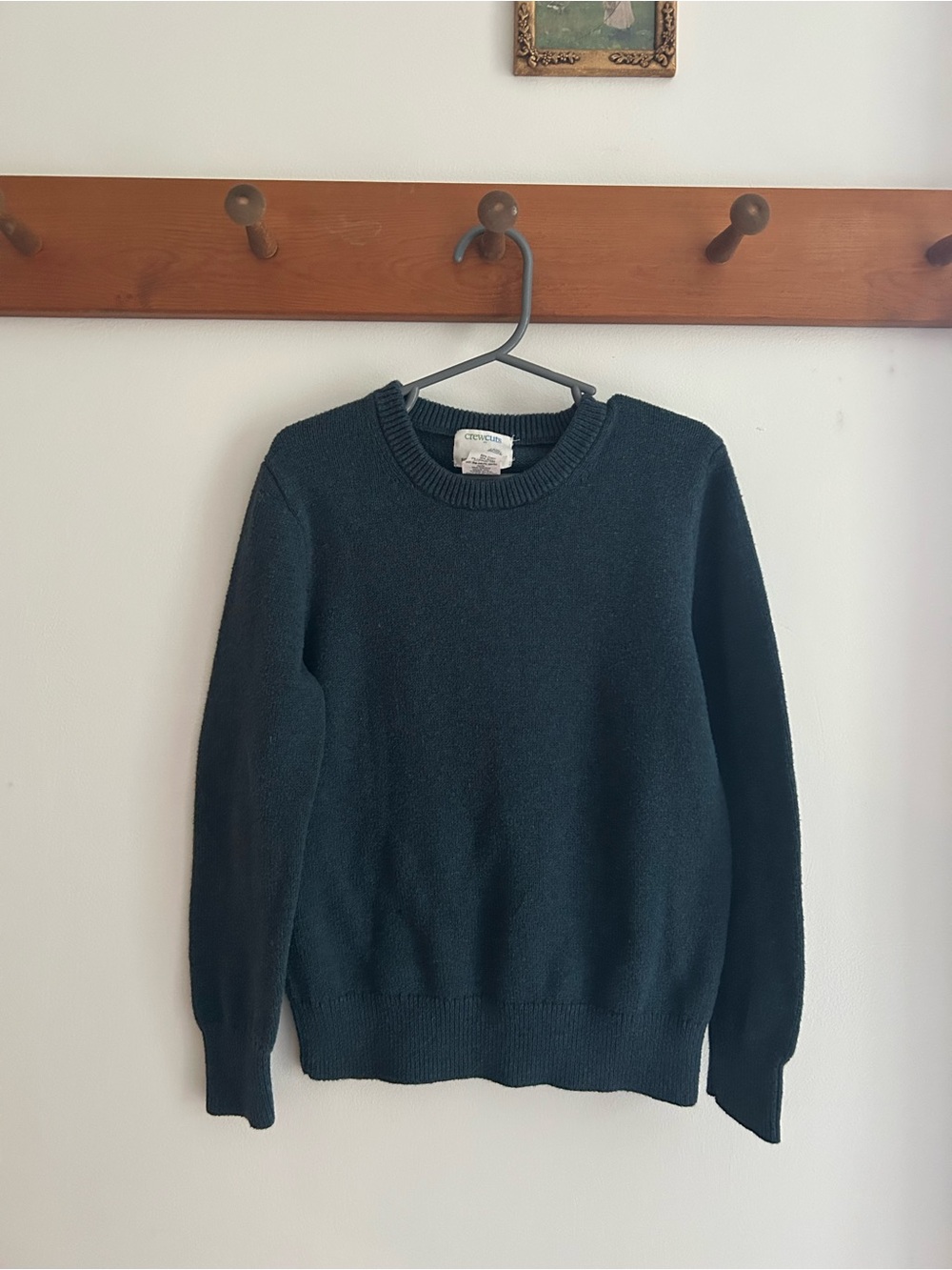 Crewcuts Boy’s Teal Crewneck Sweater